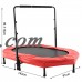 Parent-Child Trampoline Twin Trampoline with Safety Pad Adjustable Handlebar CCGE   